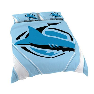 NRL Cronulla-Sutherland Sharks Light Blue  Bedding Set