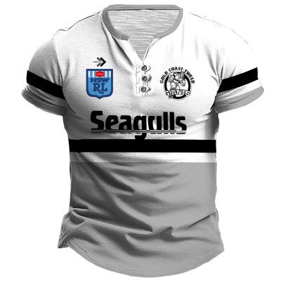 Personalized Adelaide Rams 1998 Vintage NRL Jerseys Henlley Shirt