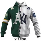 Mix 2 Mlb Teams Select Any 2 Teams To Mix And Match! Hoodie - demo10