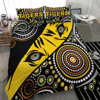 AFL Richmond Tigers Indigenous  Bedding Set