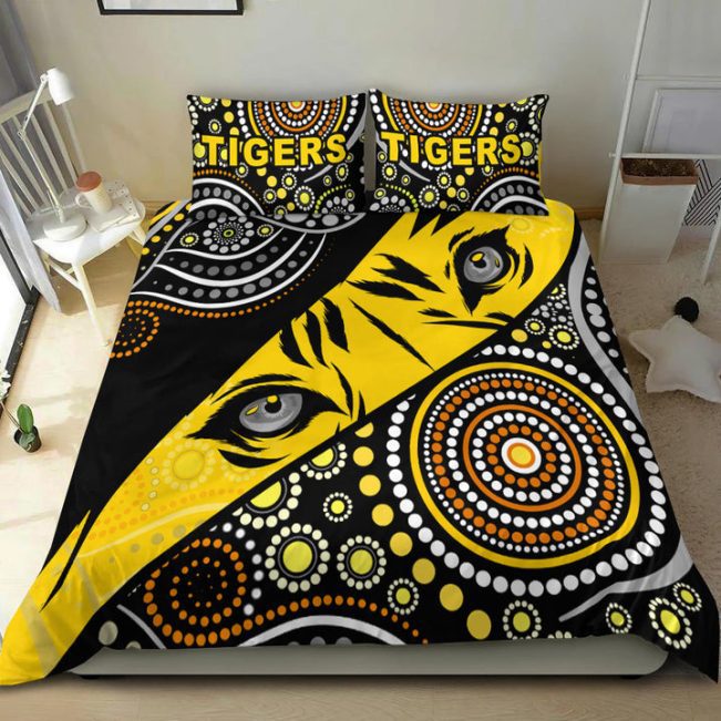 AFL Richmond Tigers Indigenous  Bedding Set