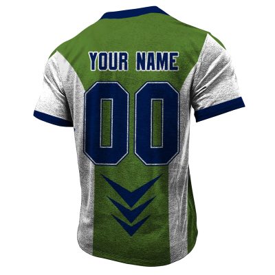 Personalised NRL Souths Pipers Vintage Henley Jersey 1982 Heritage Collection