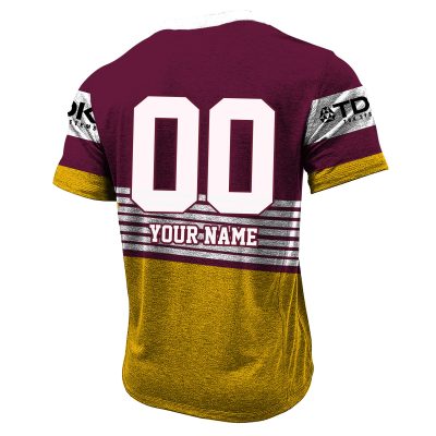 South Queensland Crushers 1995 Retro Rugby League Henley Shirt