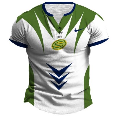 Personalised NRL Souths Pipers Vintage Henley Jersey 1982 Heritage Collection