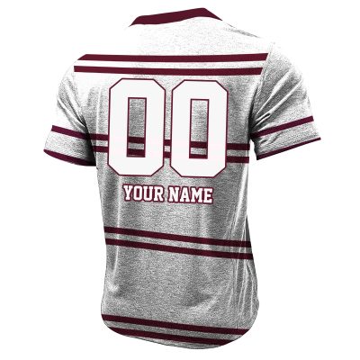 South Queensland Crushers 1995 Retro Rugby League Henley Shirt