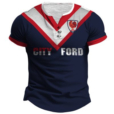 Personalized Adelaide Rams 1998 Vintage NRL Jerseys Henlley Shirt