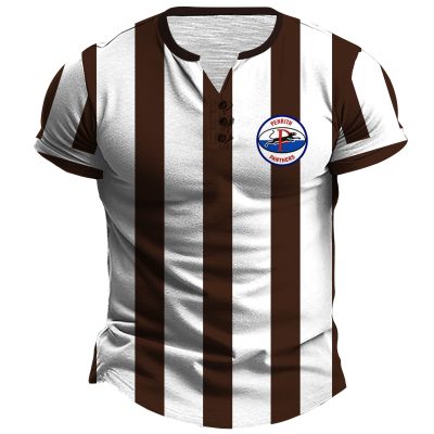 Personalised NRL Souths Pipers Vintage Henley Jersey 1982 Heritage Collection