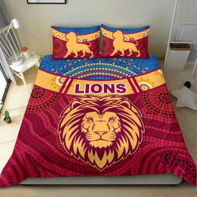 AFL Brisbane Lions Indigenous  Bedding Set