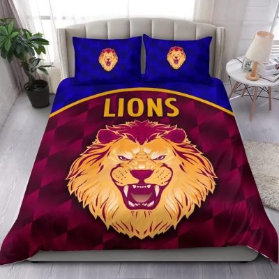 AFL Brisbane Lions Powerful  Bedding Set