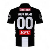 Afl Collingwood Magpies Custom Name Number 2023 Home Guernsey Polo Shirt Back.jpg - demo10