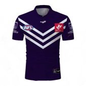 Afl Fremantle Dockers Custom Name Number 2023 Home Guernsey Polo Shirt Front.jpg - demo10