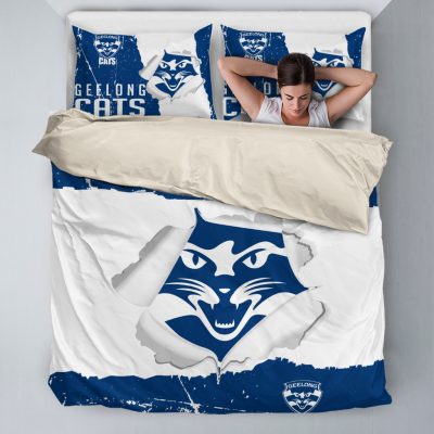 AFL Geelong Cats Big Logo  Bedding Set