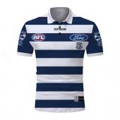 Afl Geelong Cats Custom Name Number 2023 Home Guernsey Polo Shirt Front.jpg - demo10