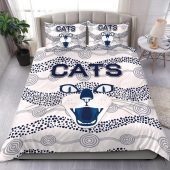 AFL Geelong Cats White Indigenous  Bedding Set