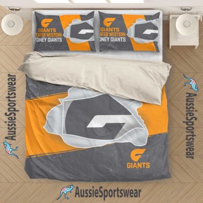 AFL Greater Western Sydney Giants Big Logo  Bedding Set