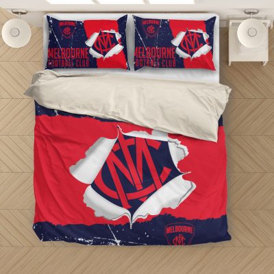 AFL Melbourne Demons Big Logo  Bedding Set