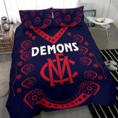 Afl Melbourne Demons Indigenous Doona Cover 2.jpg - demo10