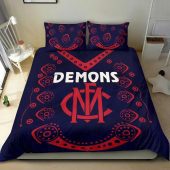 Afl Melbourne Demons Indigenous Doona Cover 3.jpg - demo10