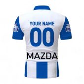 Afl North Melbourne Kangaroos Custom Name Number 2023 Home Guernsey Polo Shirt Back.jpg - demo10