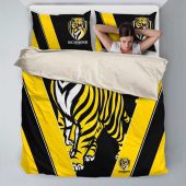 Afl Richmond Tigers Black Yellow Stripes Doona Cover Woman Lying King Cal King.jpg - demo10