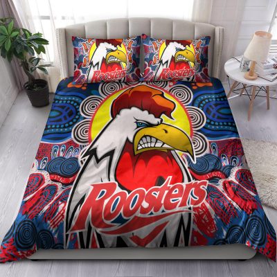 NRL Sydney Roosters Indigenous Rugby  Bedding Set