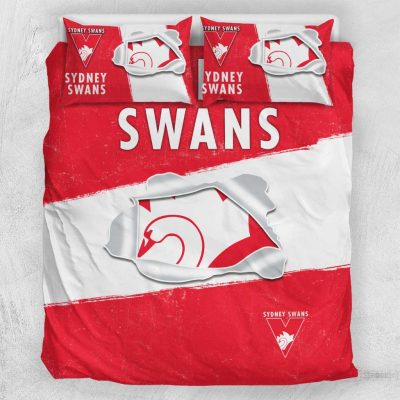 AFL Sydney Swans Big Logo  Bedding Set