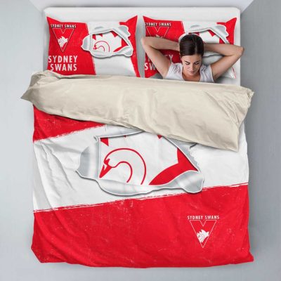 AFL Sydney Swans Big Logo  Bedding Set