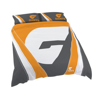 AFL Greater Western Sydney Giants Orange Stripes  Bedding Set