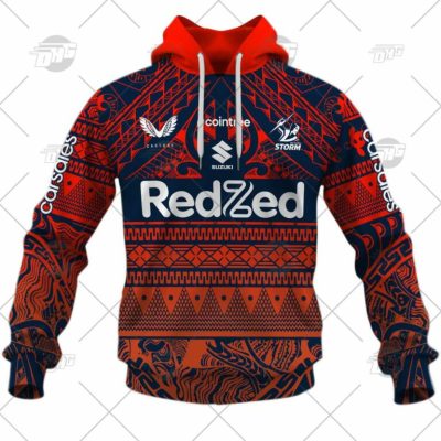 NRL Melbourne Storm Custom Name Number 2022 Captain?s Run Training Jersey Pullover Hoodie V2