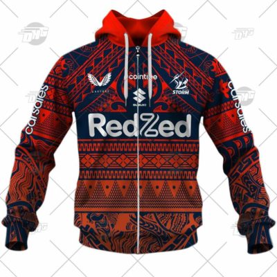 NRL Melbourne Storm Custom Name Number 2022 Captain?s Run Training Jersey Zip Up Hoodie V2