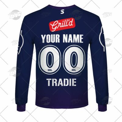 NRL Melbourne Storm Custom Name Number 2022 Alternate Jersey Sweatshirt