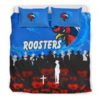 NRL Sydney Roosters ANZAC Prairie Style  Bedding Set