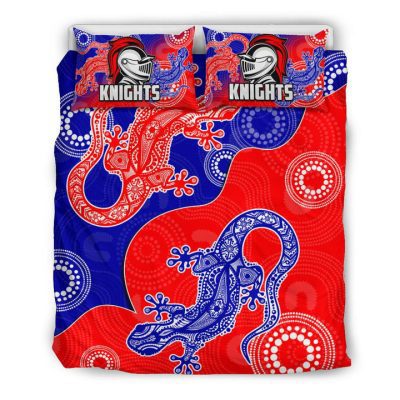 NRL Newcastle Knights Aboriginal Red  Bedding Set