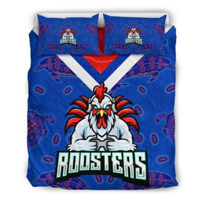 NRL Sydney Roosters Indigenous Blue  Bedding Set