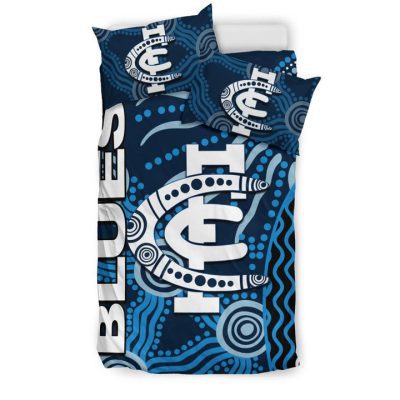AFL Carlton Blues Aboriginal  Bedding Set