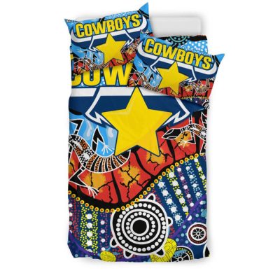 NRL North Queensland Cowboys Indigenous  Bedding Set