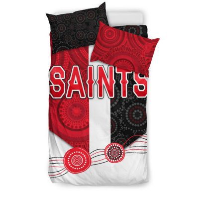 AFL St Kilda Saints Indigenous  Bedding Set V2
