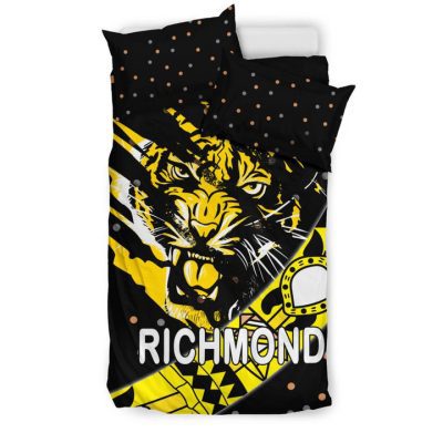 AFL Richmond Tigers Dotted  Bedding Set