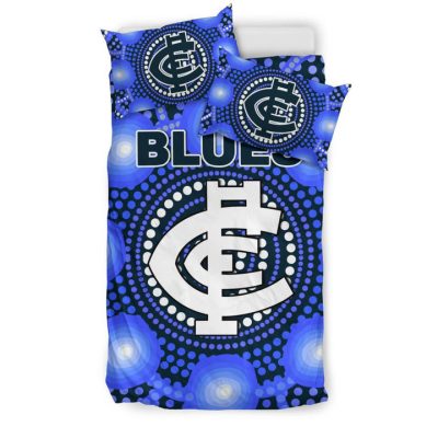 AFL Carlton Blues Indigenous Blue  Bedding Set