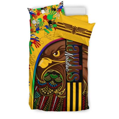 AFL Hawthorn Hawks NAIDOC Week Aboriginal  Bedding Set