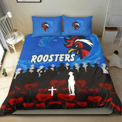 NRL Sydney Roosters ANZAC Prairie Style  Bedding Set
