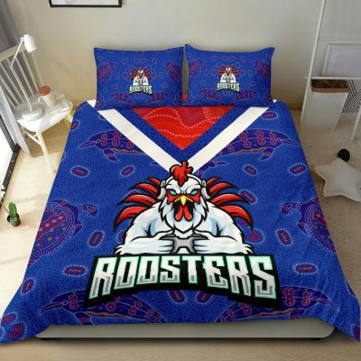 NRL Sydney Roosters Indigenous Blue  Bedding Set