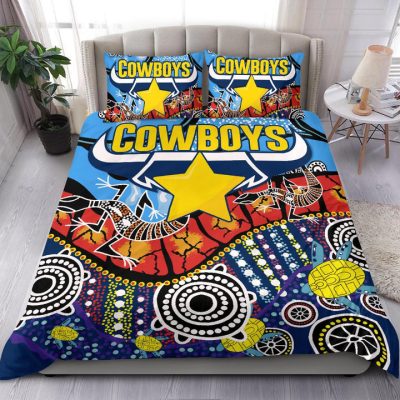 NRL North Queensland Cowboys Indigenous  Bedding Set