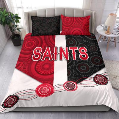 AFL St Kilda Saints Indigenous  Bedding Set V2