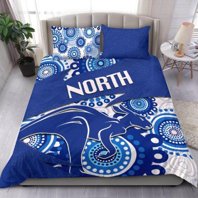 AFL North Melbourne Kangaroos Aboriginal  Bedding Set