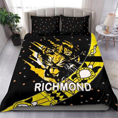 AFL Richmond Tigers Dotted  Bedding Set