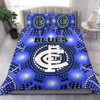 AFL Carlton Blues Indigenous Blue  Bedding Set