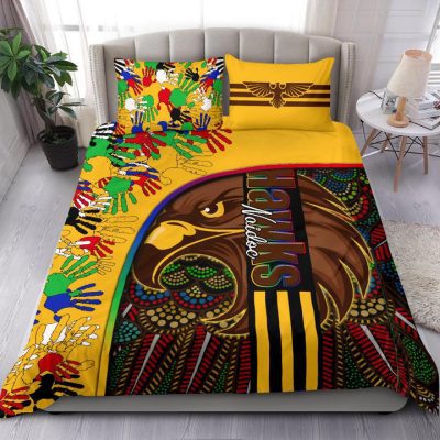 AFL Hawthorn Hawks NAIDOC Week Aboriginal  Bedding Set