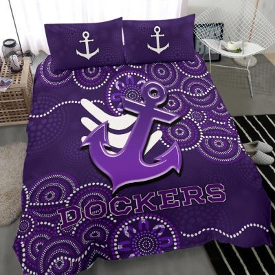 AFL Fremantle Dockers Indigenous  Bedding Set V1