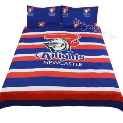 NRL Newcastle Knights Blue Red  Bedding Set V4